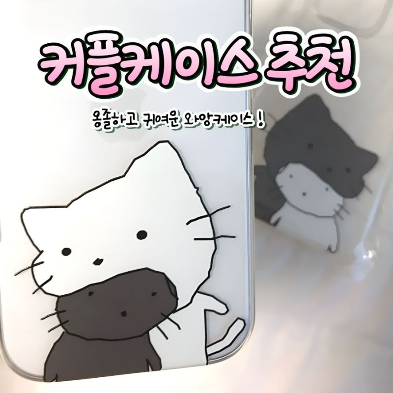 [커플케이스 추천] 폰케이스 커플템 추천 아이디어스