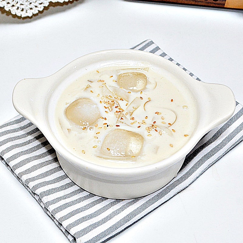 우뭇가사리 콩국 만들기 요리 두유제조기 콩국물 콩물 만들기