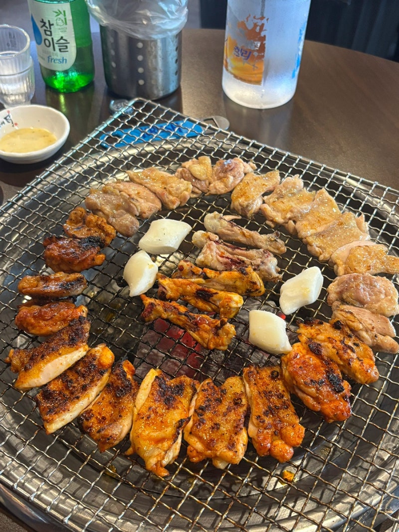 청주 율량동 숯불닭갈비 맛집 | 다 구워져 나오는 ‘숯불에닭 청주율량점’ 후기