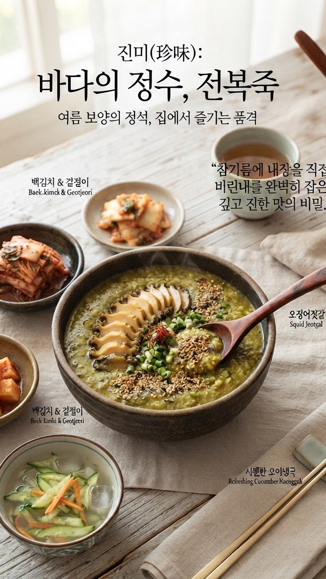 실패 없는 전복죽 끓이는법, 비린내 0% 진한 전복내장죽 황금레시피