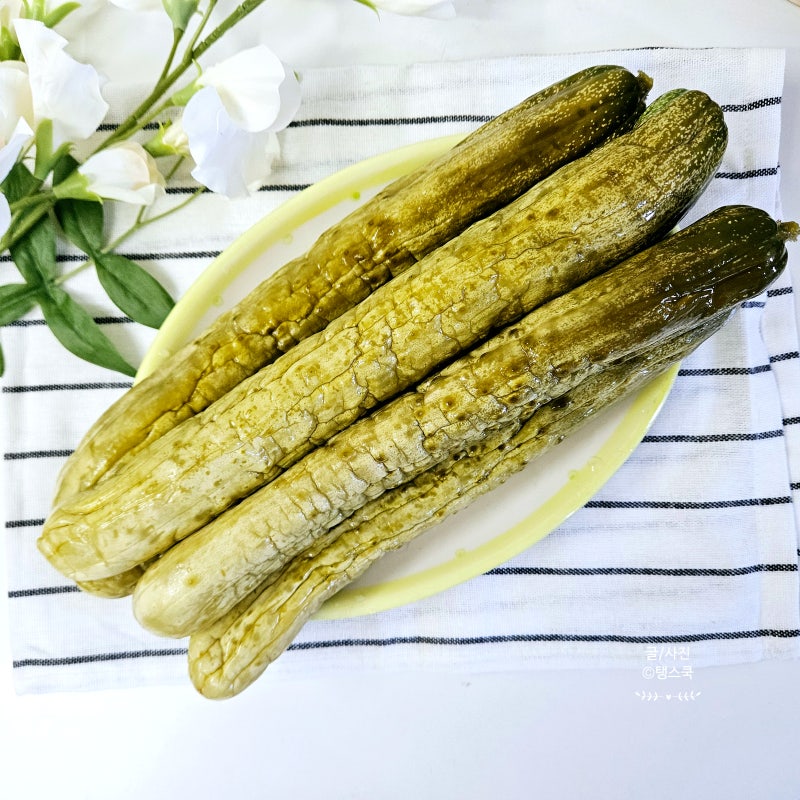물없이 오이지 담그기 이 비율이면 오이 개수 상관없어요