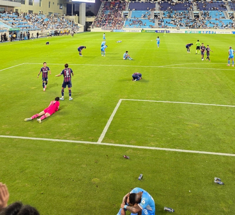[K리그2_대구FC직관]대구FC의 무기력한 패배..내리막에 접어든것은 아니길....(26.07.25. vs 수원FC)