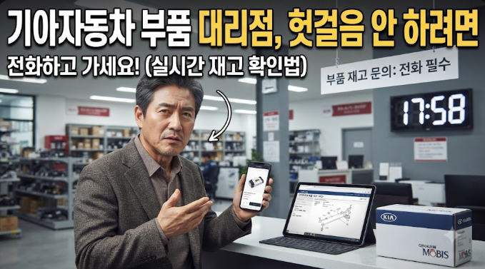 기아자동차 부품 대리점, 헛걸음 안 하려면