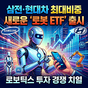 삼성전자·현대차 최대비중 로봇 ETF, 다음달 나온다