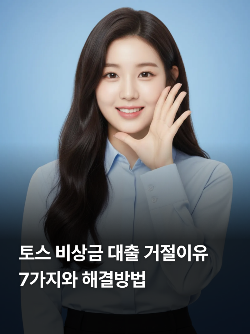 토스뱅크 비상금대출 거절 이유 7가지와 해결 방법 (재신청 전 확인할 조건)