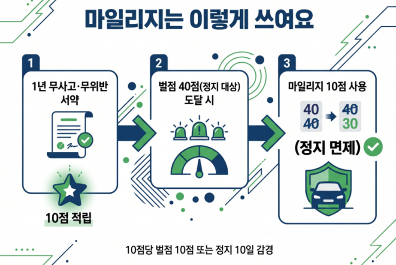 나도 모르게 쌓인 자동차 과태료 조회 및 착한운전 마일리지 신청법
