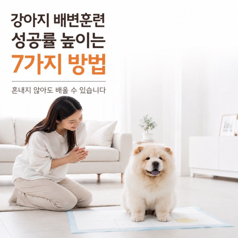 강아지 배변훈련 성공시키는 법｜실수 없이 가르치는 7가지 핵심 방법