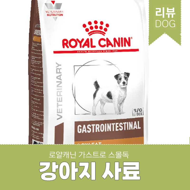 강아지 췌장염 사료는 로얄캐닌 가스트로 로우펫