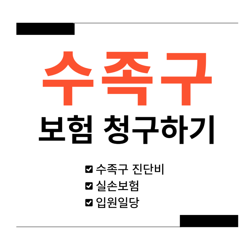 수족구 보험 청구의 모든 것!