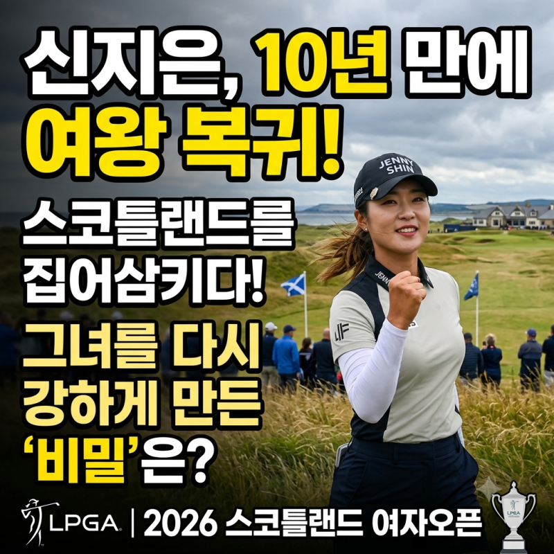 신지은 골프선수, 10년 만에 왜 강해졌나