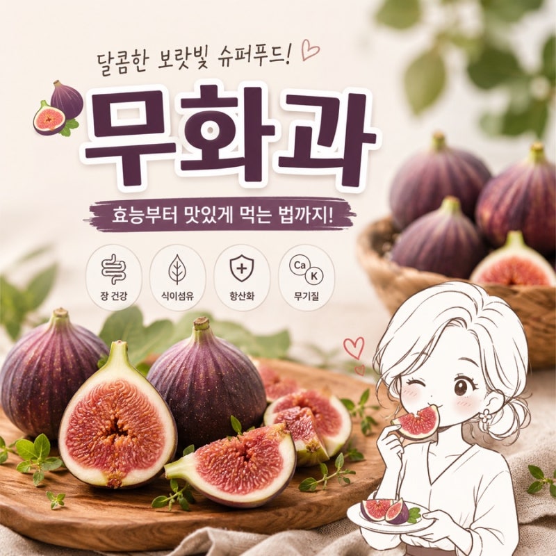 무화과 효능 7가지, 생무화과와 말린 무화과 차이부터 부작용까지 정리