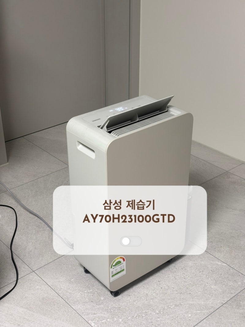 삼성 ❙ 여름철 필수 가전 추천템, 삼성 인버터 제습기 23L AY70H23100GTD 내돈 내산 후기 [삼성전....