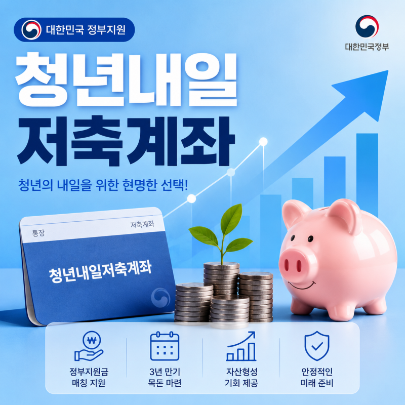 청년내일저축계좌 2026 신청방법 총정리! 최대 1,440만원 모으는 정부지원 혜택