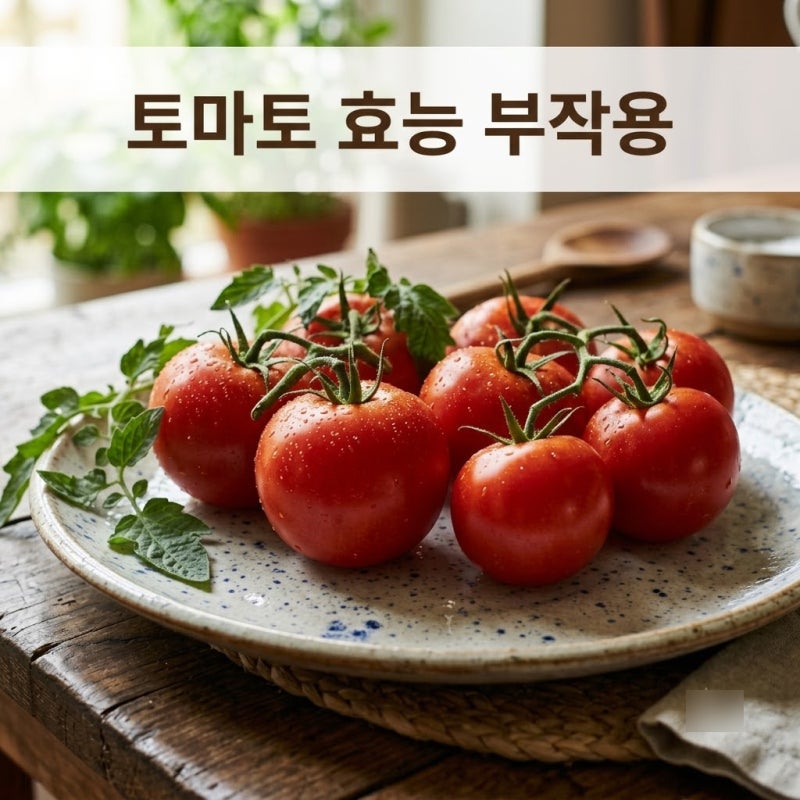 토마토 효능 부작용 알아보기