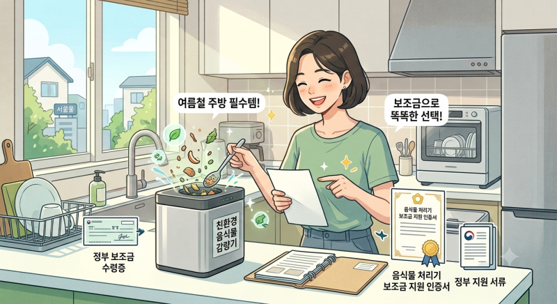 [생활꿀팁]음식물 처리기 사기 전 필독! 지자체 보조금 혜택 & 신청 방법_3편