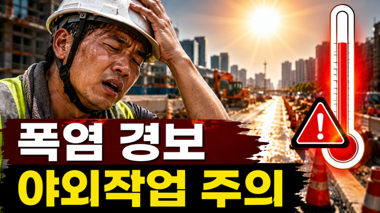 <b>폭염 온열질환 사망</b> 잇따라, 열사병 증상과 예방법 꼭 확인하세요