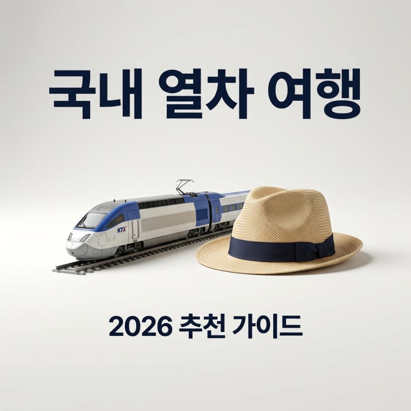 국내열차여행 추천 코스 및 예약 방법 정리! 당일치기부터 기차 패키지까지