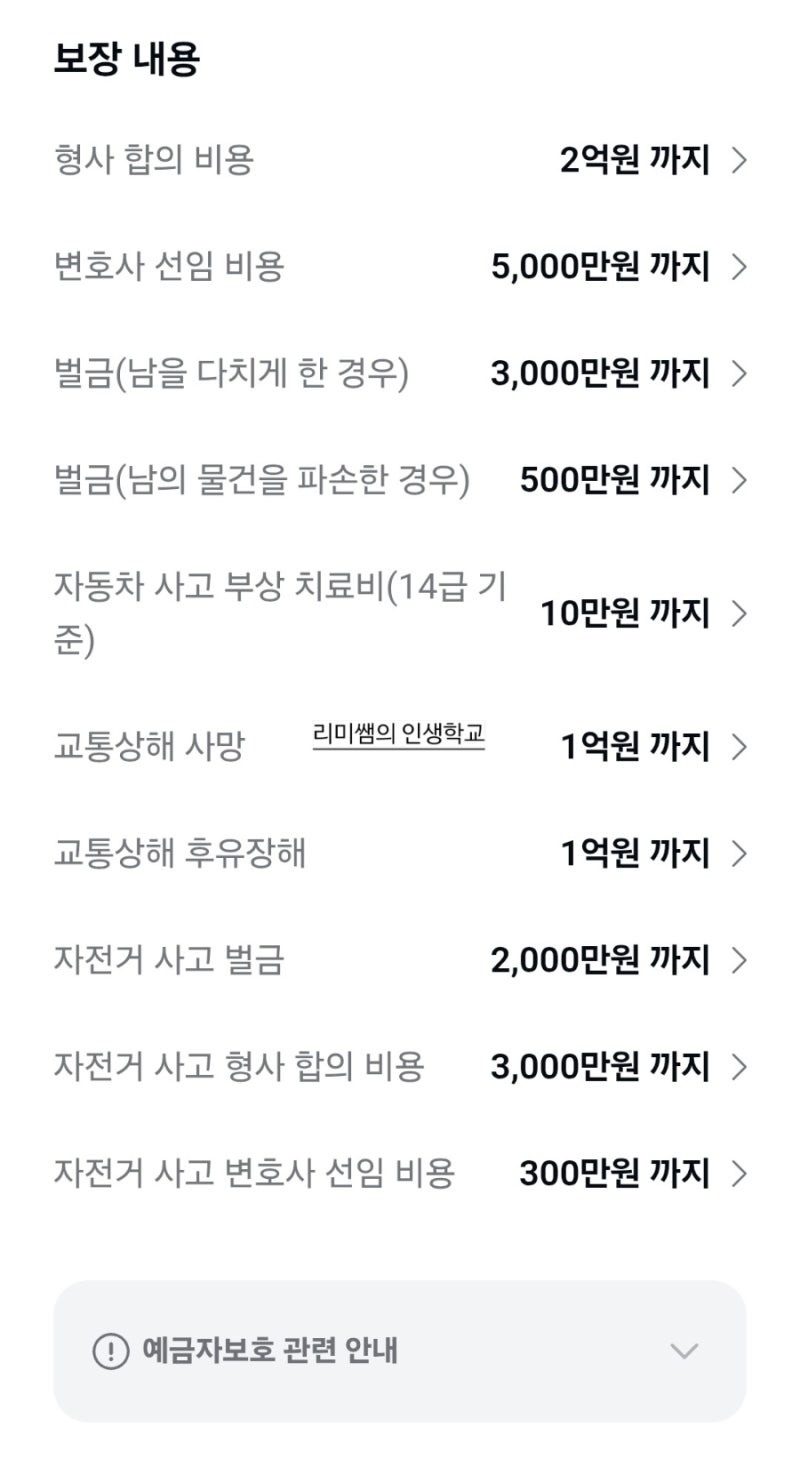 삼성화재 자동차보험 있는데 카카오페이 운전자보험 또 들 필요 있을까?