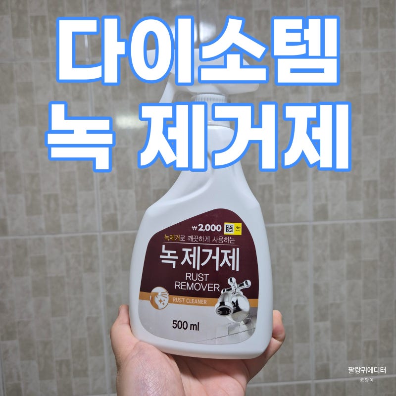 다이소 녹 제거제 : 근데 이거 혹시 단종인가요..?
