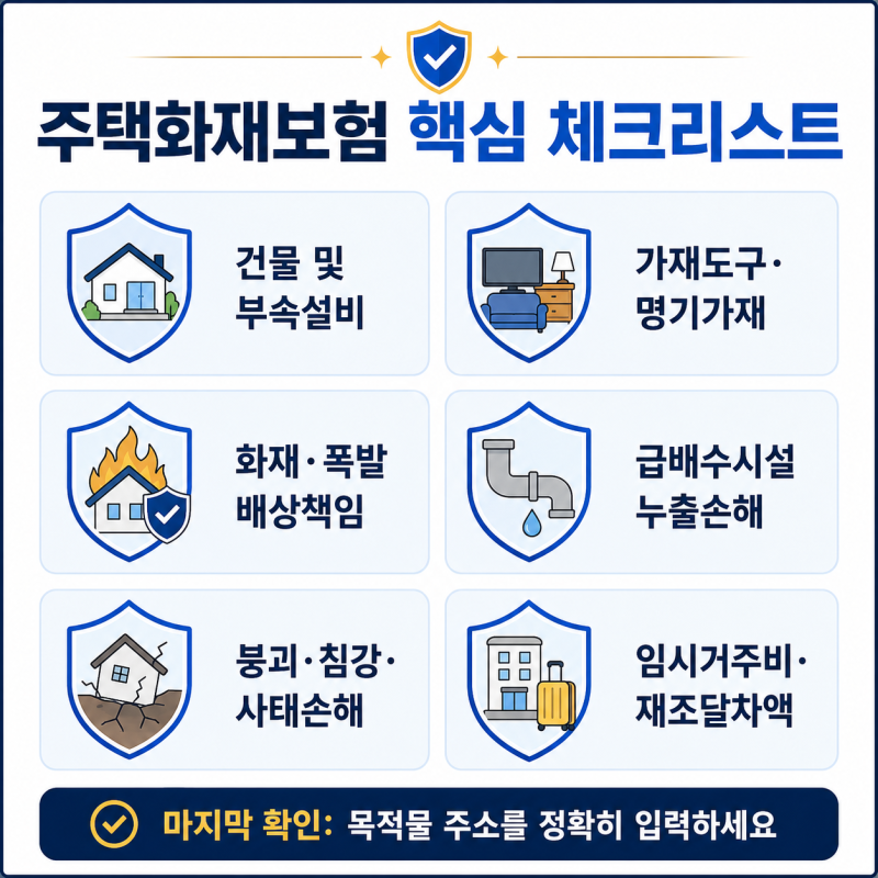 아파트 화재보험 비교 방법: 전세 월세 세입자 꼭 들어야 할까?
