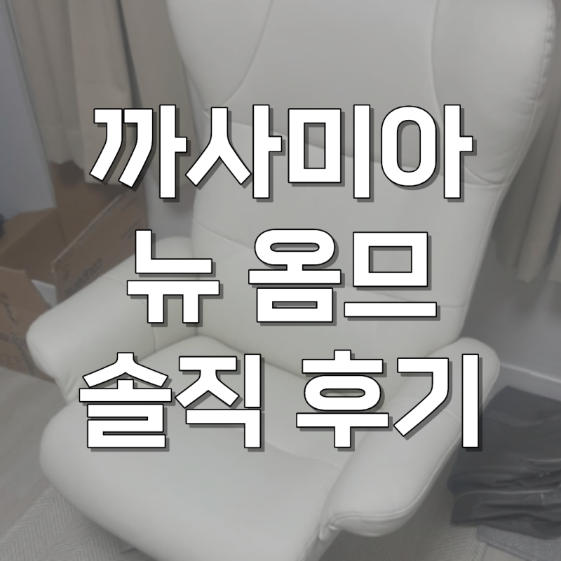 까사미아 옴므 리클라이너 뉴옴므 1인용 천연가죽 장점 후기
