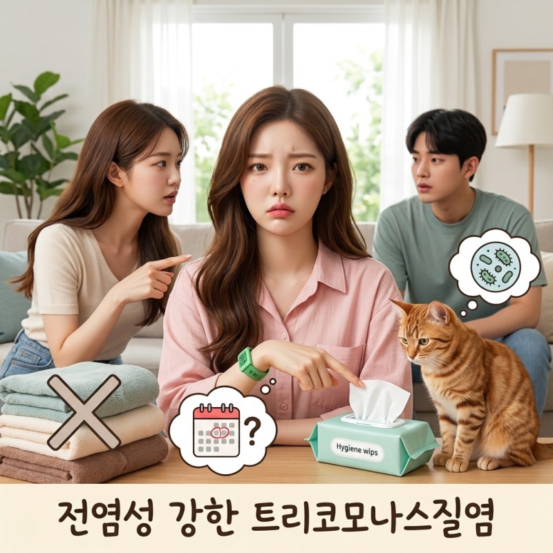 관계 후 가려움과 불쾌한 냄새가 난다면? 전염성 강한 트리코모나스질염