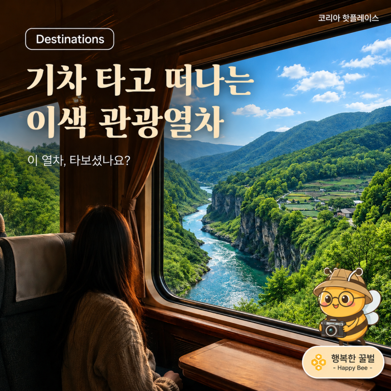 코레일 관광열차, 요즘 뭐가 운행 중일까? 이색 열차 5선