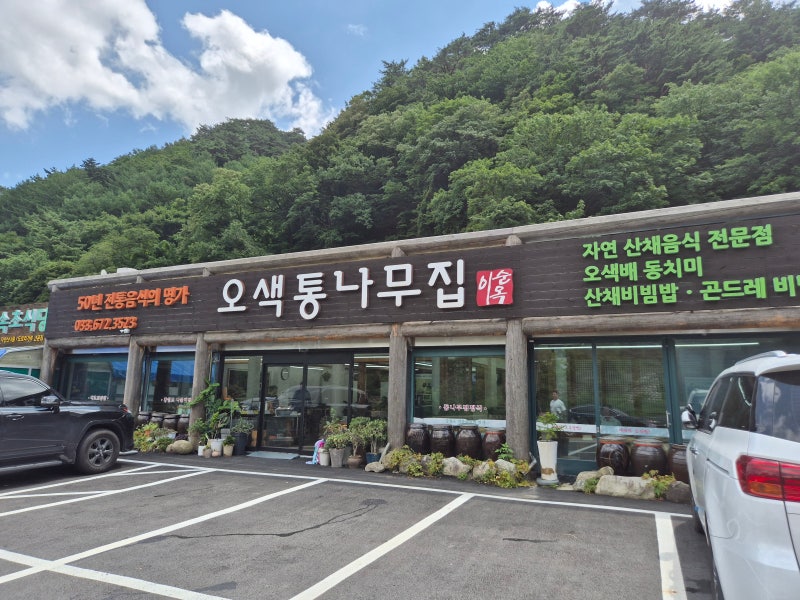 설악산맛집 오색통나무집 | 오색온천 주전골 오색약수터 여행 후 산나물비빔밥으로 든든한 ....