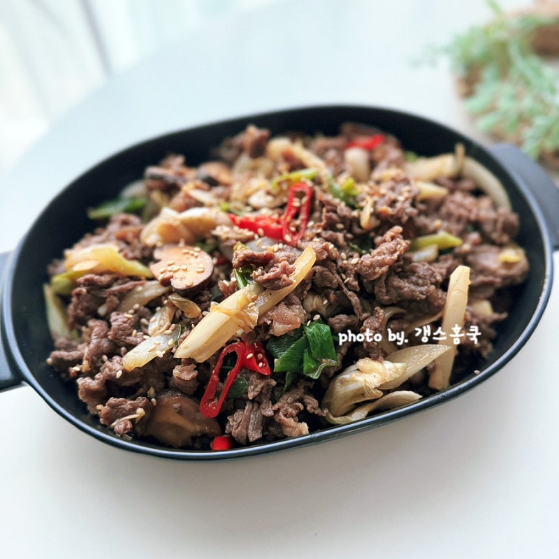 간장 소불고기 황금레시피 아이들 입맛잡은! 500g 불고기양념 레시피