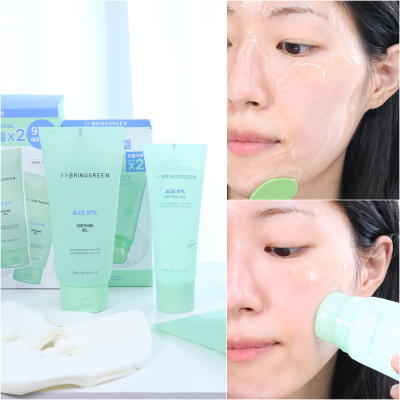 여름 야외활동 필수! 올리브영 브링그린 알로에 수딩 젤 기획세트 열감 진정 꿀조합 (+알로에....