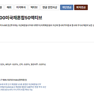 ACE 미국나스닥100미국채혼합50액티브 ETF