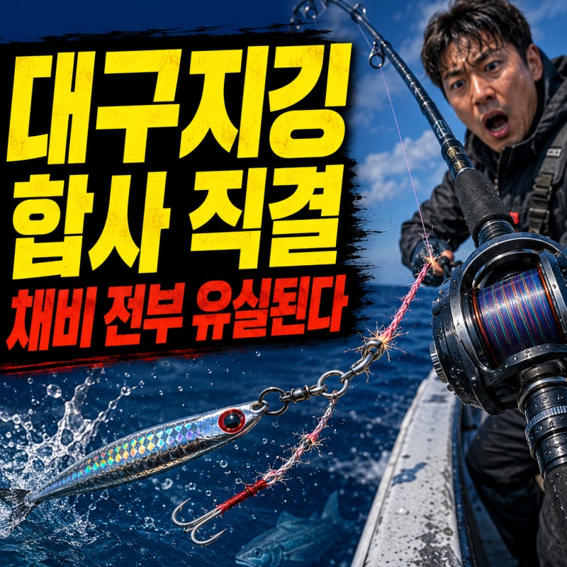 대구지깅 합사 직결이 채비 유실을 부르는 원인과 쇼크리더 선택 기준