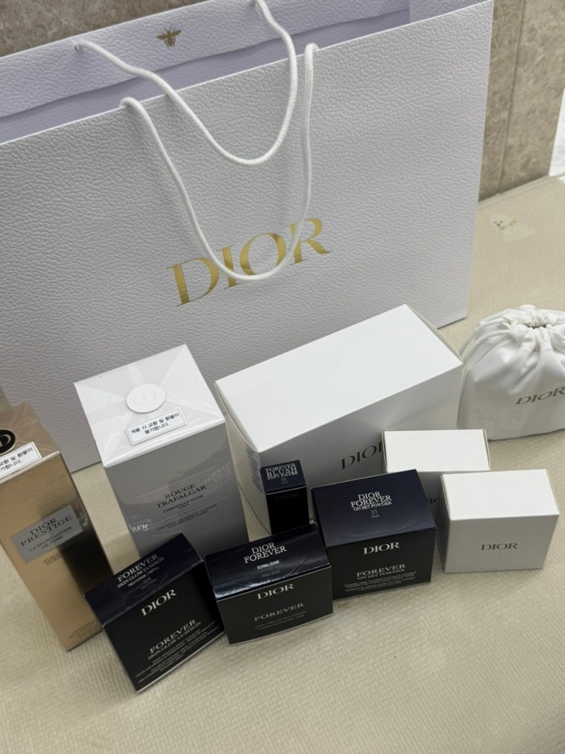 [디올뷰티] ෆ 디올 포에버 쿠션 Pink bow 비추천 후기, 프레스티지 로션 등 디올뷰티 신상 구매....
