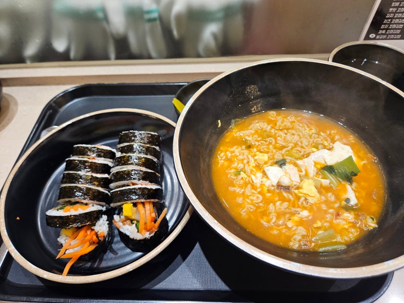 [평택/평택역] AK플라자 지하 분식 맛집｜든든한 한 끼 김밥 전문점 "방배김밥 AK플라자 평택....