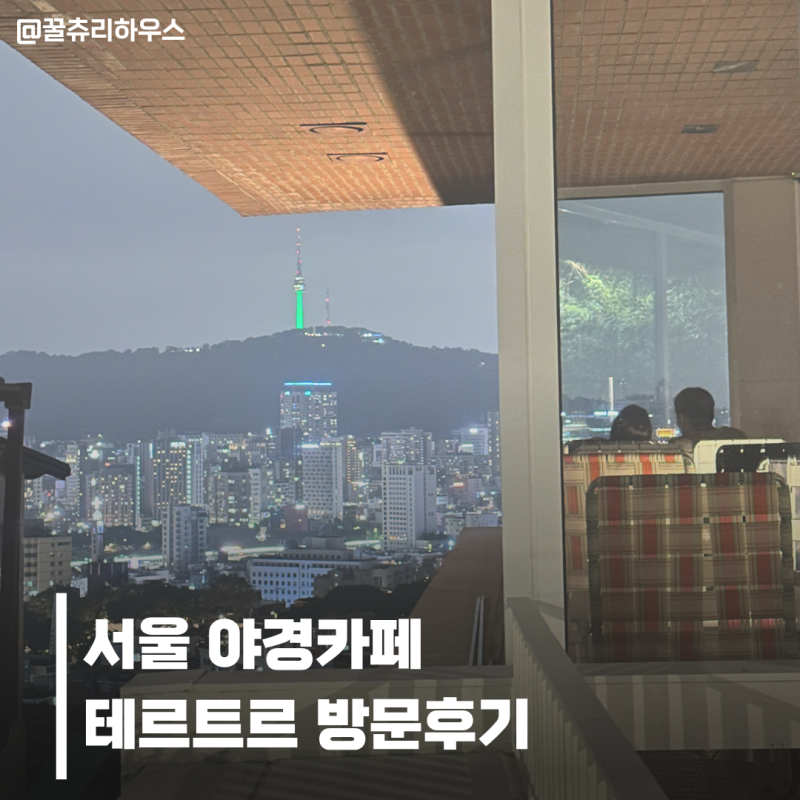 서울 야경 카페 테르트르 후기 낙산공원 야경