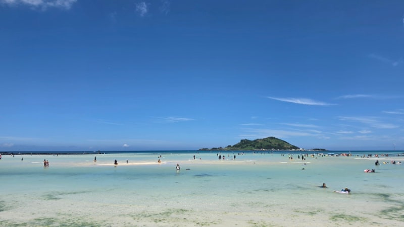 [제주도여행] 제주 서쪽 한림읍 금능해수욕장에서 여름휴가중