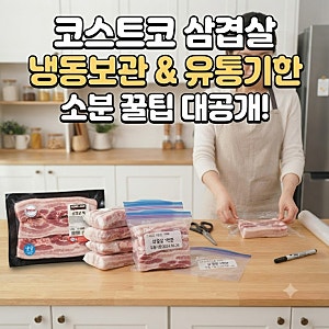 코스트코 삼겹살 냉동보관·유통기한 총정리 | 소분해서 며칠까지 먹을까 (2026)