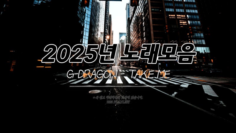 2025년 노래모음 플레이리스트