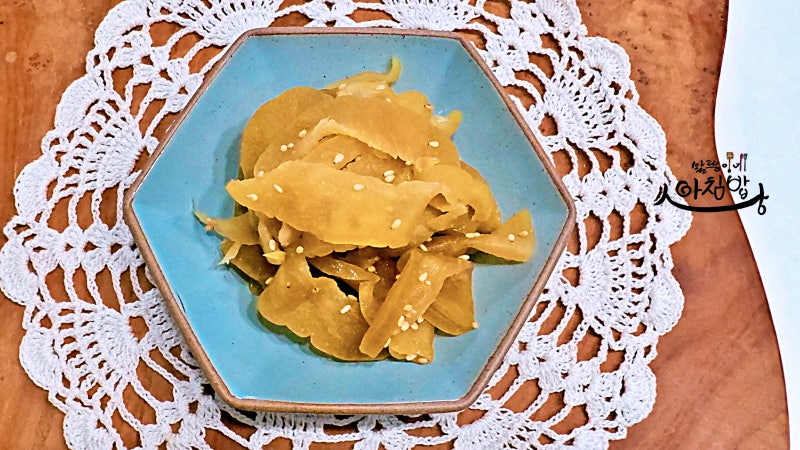 입맛 살려주는 장아찌 종류 울외 장아찌 나나스끼