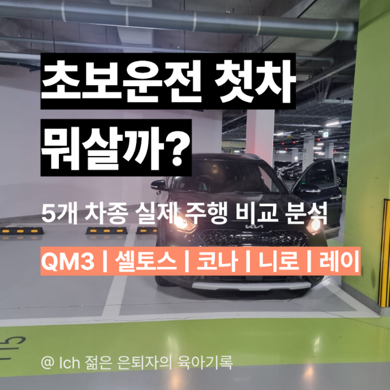 초보운전이 시승해본 차 솔직 후기｜QM3, 코나, 셀토스, 아반떼, 니로, 레이 까지