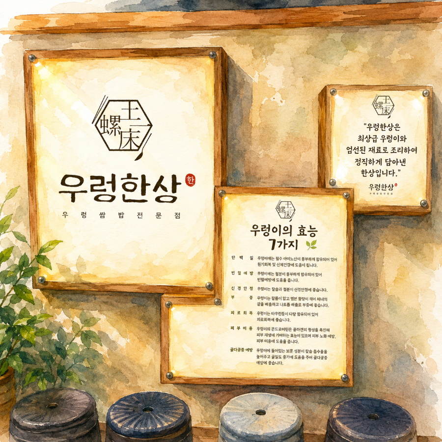 우렁한상 사진 1