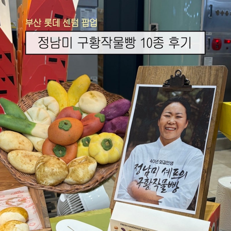 부산 센탐 롯데백화점 정남미 구황작물 10종 후기 맛추천 보관법