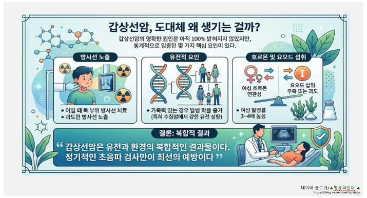 [갑상선암 초기 증상] 생존율 99%의 비밀과 골든타임 체크리스트