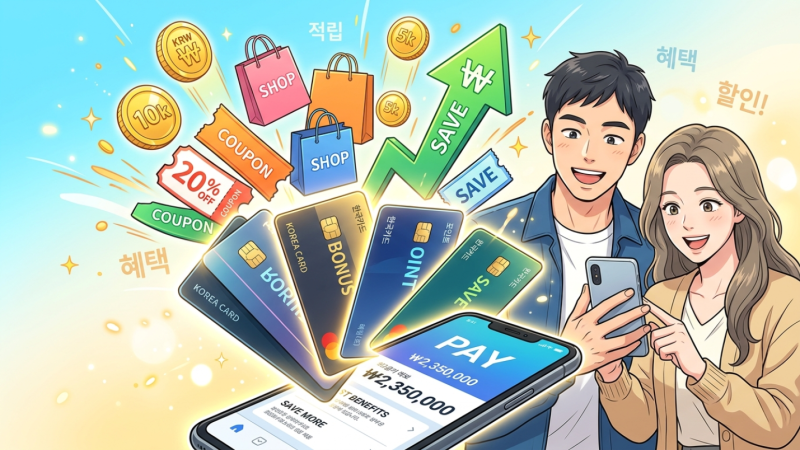 KB카드 추천 혜택 비교부터 발급 연회비 환급 꿀팁 총정리