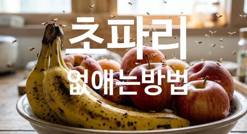초파리 없애는 법 총정리 초파리 트랩 만들기부터 알·수명·초파리 퇴치 방법까지