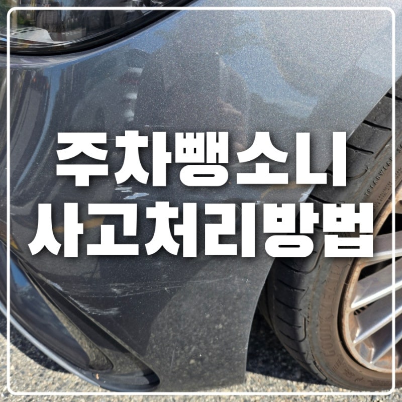 뺑소니의 역사, 주차 뺑소니 처리방법