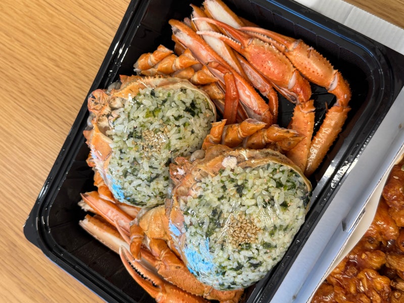 속초중앙시장 홍게 대게 맛집 예스수산! 신선 가성비 홍게 도시락 포장 후기