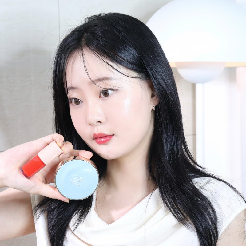 에스티 로더 더블 웨어 스킨 핏 쿠션 & 젤리 글로우 오일 여름 메이크업 추천 카카오톡 선물....