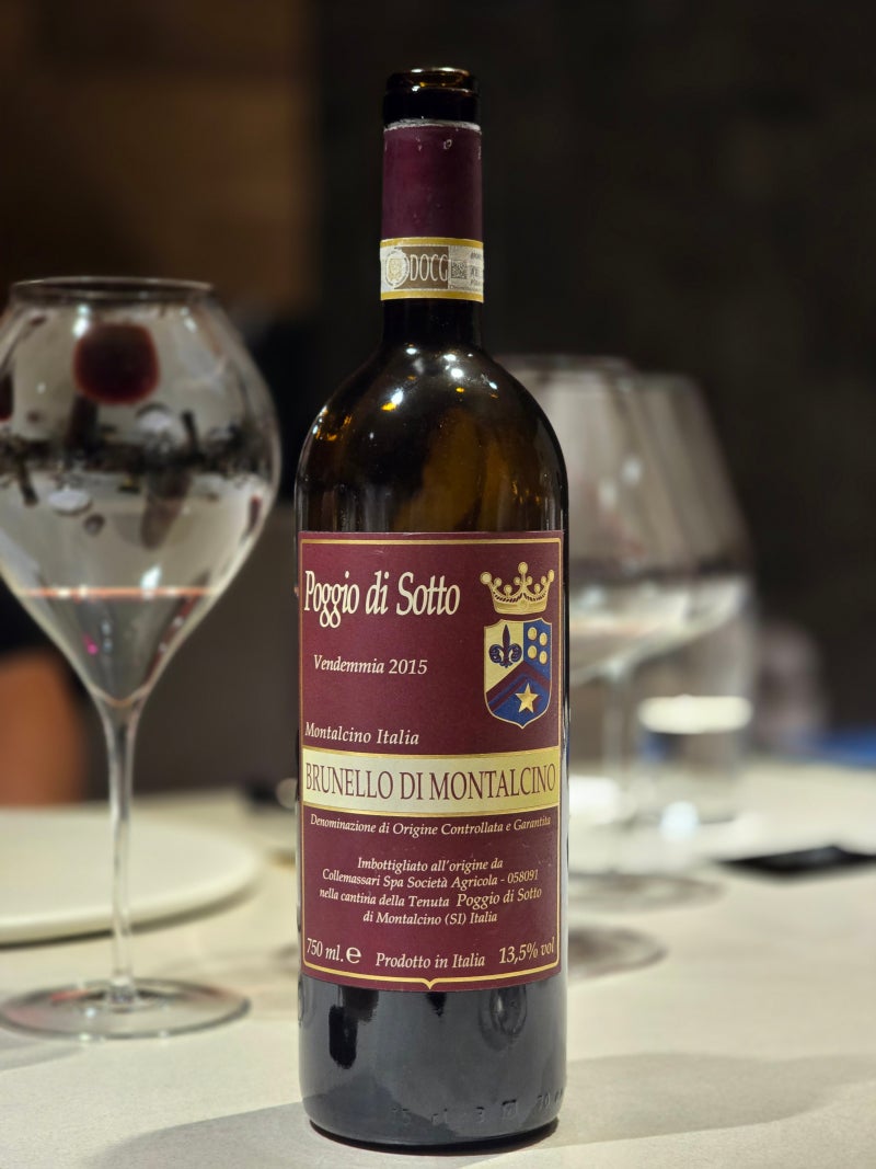 Poggio di Sotto Brunello di Montalcino / 포지오 디 소토 브루넬로 디 몬탈치노 2015