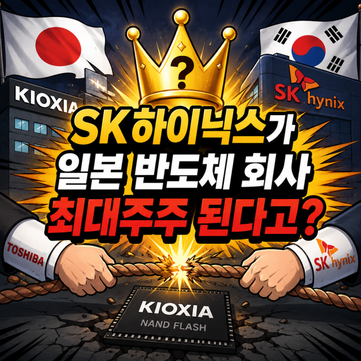 <b>SK하이닉스</b>가 일본 반도체 회사 최대주주 된다고? — 키옥시아 완전....